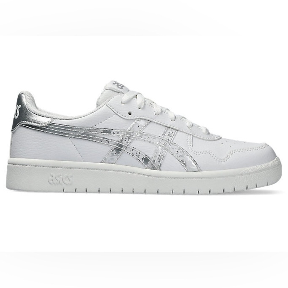 ASICS Sneaker Color: White Pure Silver Size US9.5 Unisex Adults Sneakers